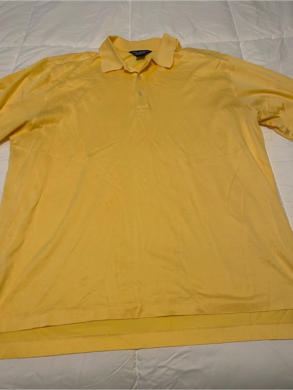 Brooks Light Yellow Men's Polo Shirt